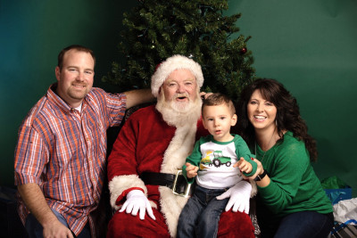 Santa showed up at my birthday party!