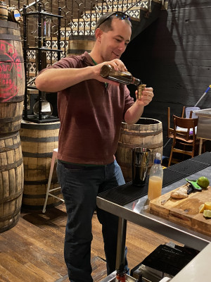 Our adventure outing was a Whiskey Distillery Tour and Whiskey making class. We both enjoyed it.