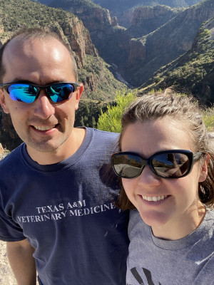 Enjoying Arizona's beauty.