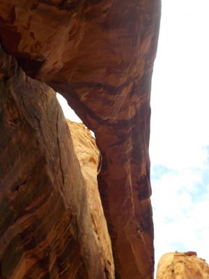 A natural rock feature. Looks like an elephant.