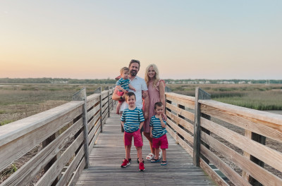 Traveling is our favorite.  We are in South Carolina here.