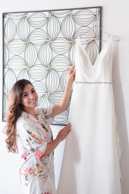 Having my mom sew my dress was a dream of mine. 