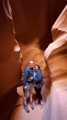 Hiking Antelope Canyon 