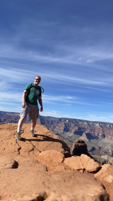 Collin Hiking in the Grand Canyon