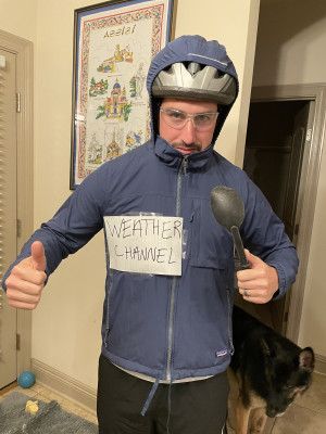 Storms do not stand a chance with this weatherman!