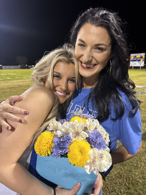 Senior Night for Lauren's little sister /godchild!