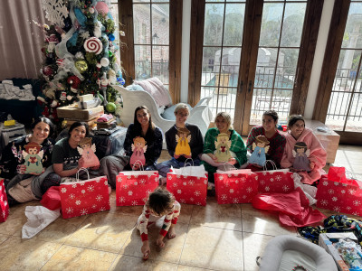 Christmas 2023 - each an angel and teacup from our grandparents:)