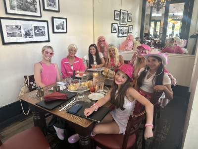 Barbie GNO with the sisters for mom's birthday!