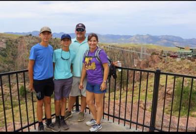 Mimi, Papa, Uncle Landon and Uncle Davin 