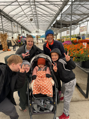 Pumpkin patch with my cousins