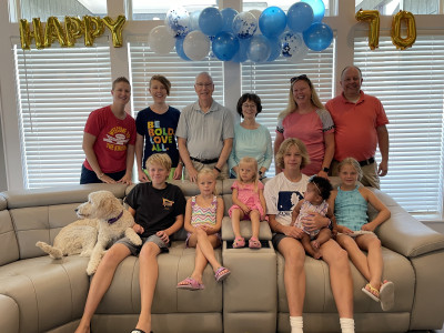 Celebrating Papa's birthday