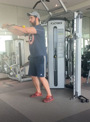 Antonio at the gym