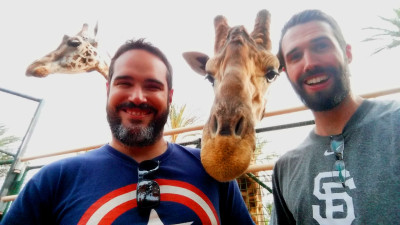 We love giraffes 