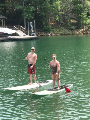 We always find time to paddleboard!