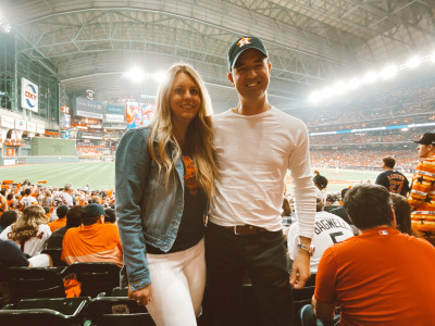 We try to catch a couple of Astros games a year.