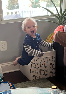 Ben is all smiles!