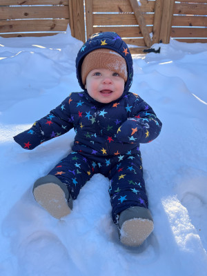 Ben’s first time in the snow