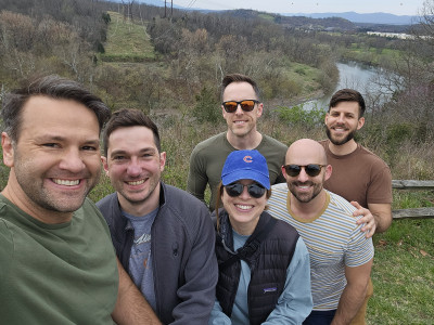Hiking with the DC friend group:
David, Jim, Rich, Katherine, Brian, and Zach