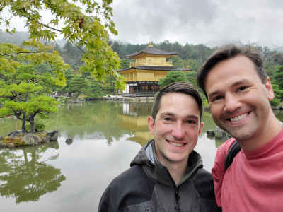 Jim and David in Hong Kong