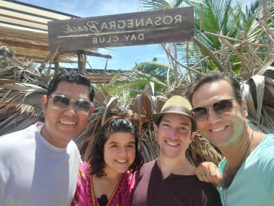 Friend trip to Mexico with Javier and Caroline 