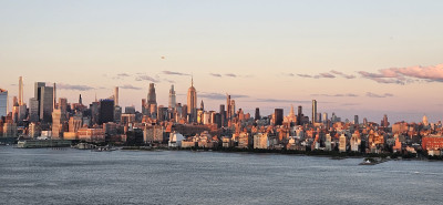 The amazing view from our balcony in Jersey City that we enjoy every single night. We are truly blessed. 