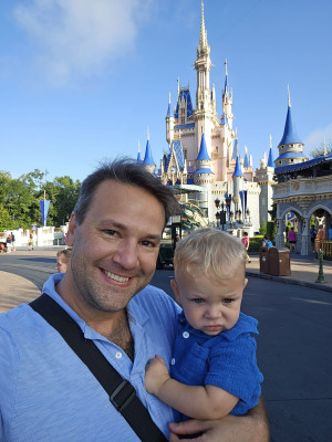 Dada takes Henry to Disney! 