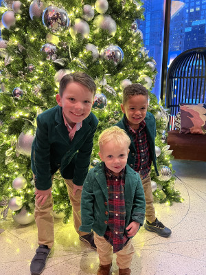 Henry loved going to the Radio City Rockettes with friends, Caleb and Avery 