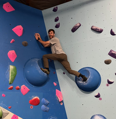 Rock climbing is a favorite 