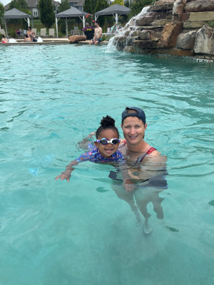 Swimming is our favorite!!