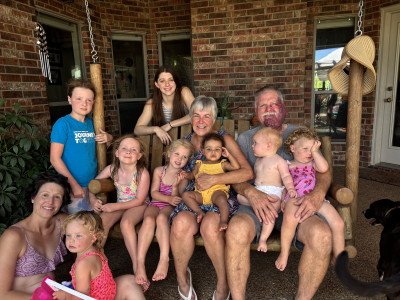 All the grandkids with their grandparents.